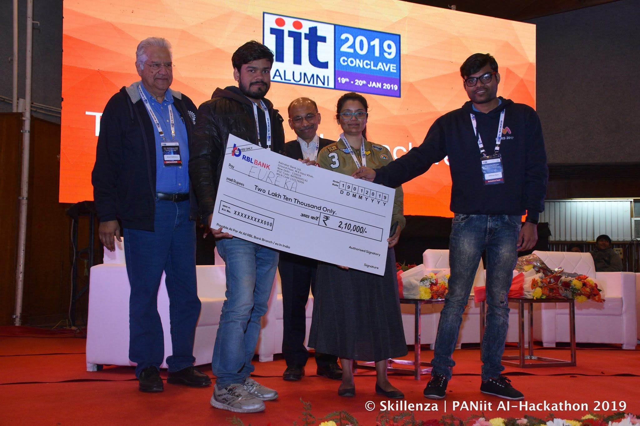 Winner at IIT Delhi
